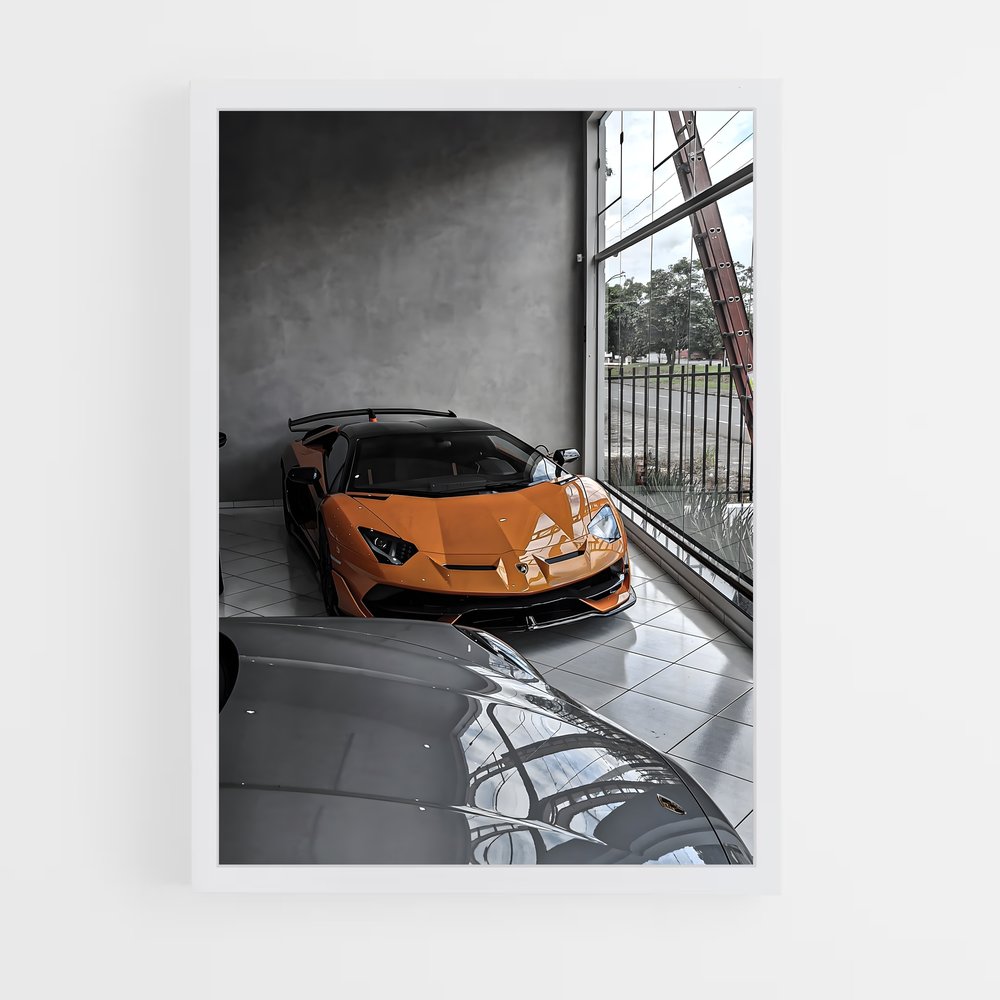 Poster Aventador de svj – affiche Lamborghini (vue 3)